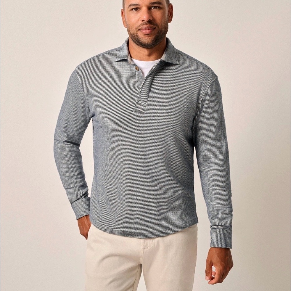 Johnnie-O Middleton Flannel Pullover XL